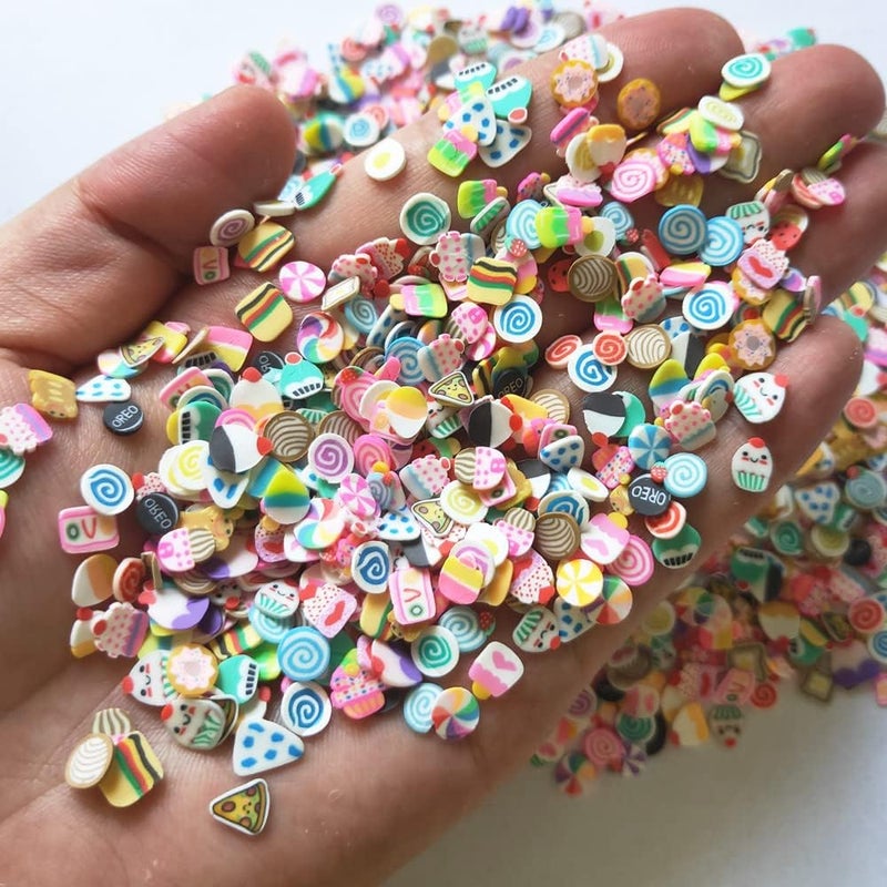 Mo Sheng Accessory 40g Mini Cakes Fimo Polymer Slices Adults Nails Slices Art Design Supplies DIY Craft (Cakes) - Image 2